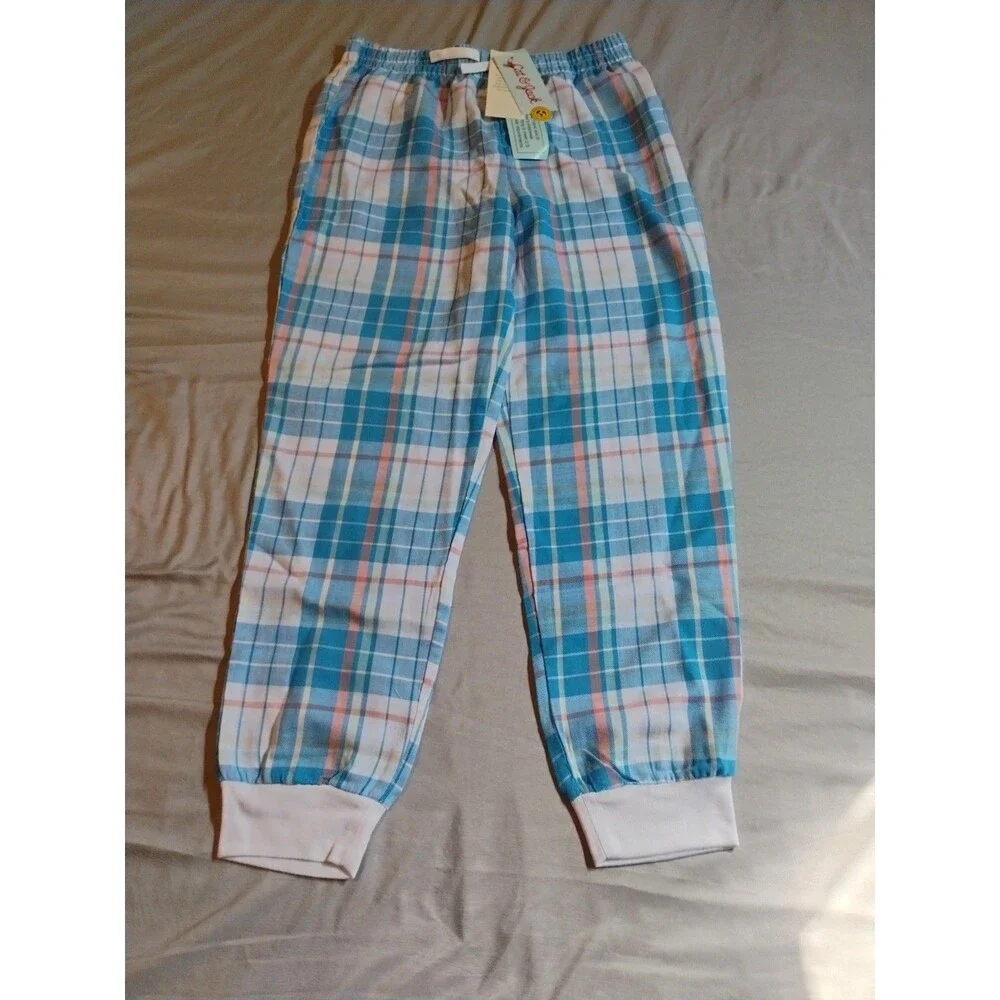 Cat & Jack Pajama Pants Bottoms Plaid Medium 8/10